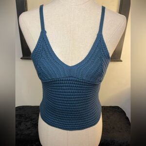 And now this Blue Knit Top - Size Small